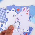 Cute Bear Series Sticky Note Student Message Sticker N Times Memo Pad Scrapbooking School Label Stationery